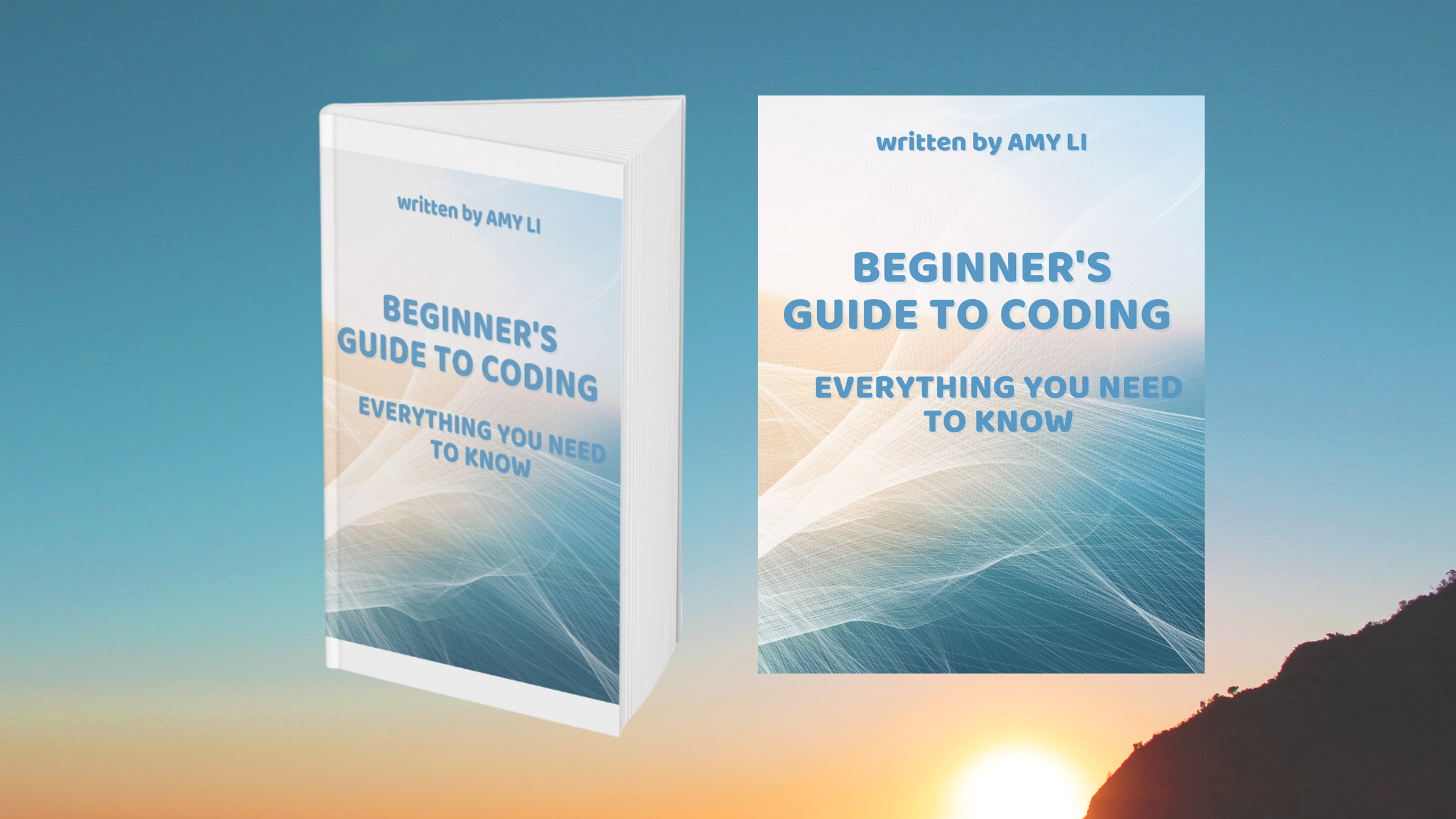 image of the book of 'beginner's guide to coding'